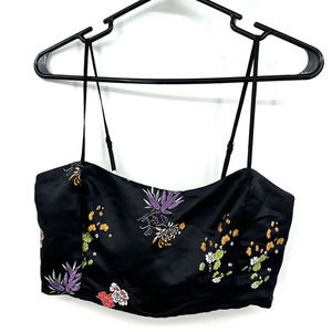 Honey Punch size small crop top asian‎ brocade